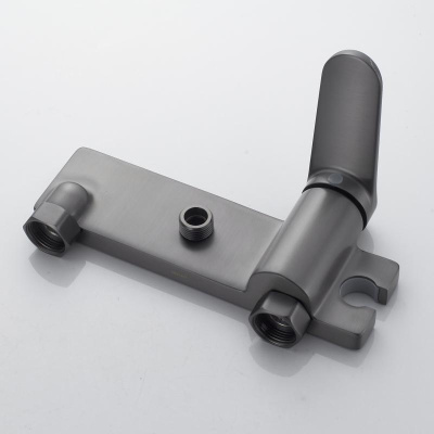 Гигиенический душ со смесителем Shevanik S4305T-1, оружейная сталь фото в интернет-магазине Русалия