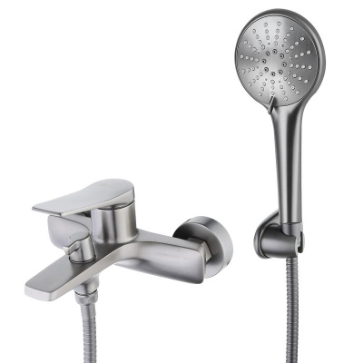 Смеситель для ванны и душа Lemark Bronx (LM3714GM) фото в интернет-магазине Русалия