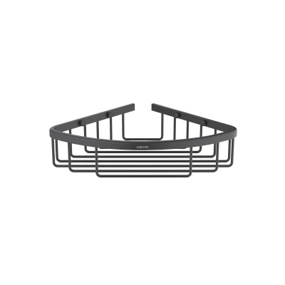 Угловая полка AQUATEK, матовый черный AQ4906MB фото в интернет-магазине Русалия