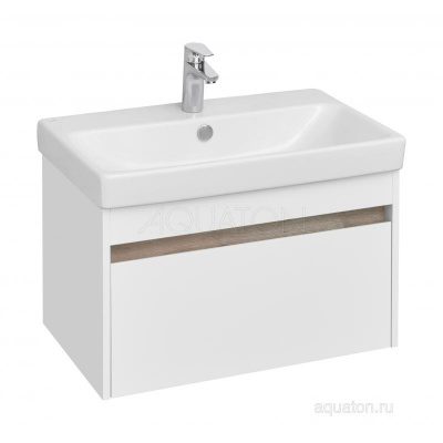 Тумба под раковину AQUATON Марти 70 ясень шимо 1A267501MY010 фото в интернет-магазине Русалия