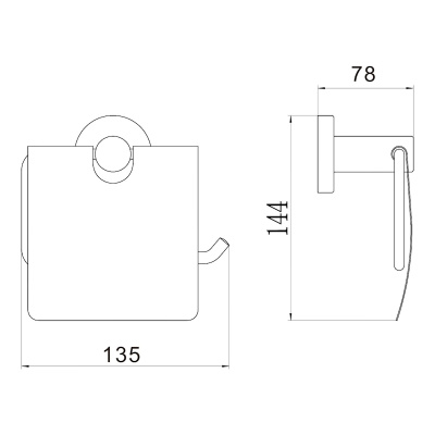 Держатель для туалетной бумаги Savol S-005651C, матовое золото фото в интернет-магазине Русалия