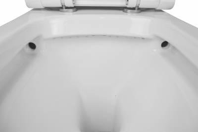 Унитаз-компакт с крышкой микролифт ARLES AS1002+AS1003+AS1001T Creo Ceramique фото в интернет-магазине Русалия