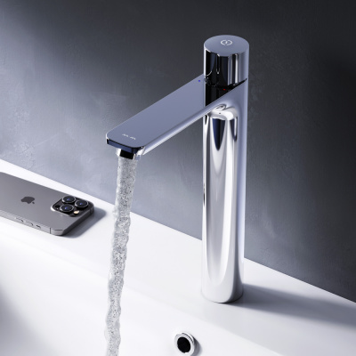 F85A92500 X-Joy TouchReel смеситель д/умывальника, высокий, хром, шт. фото в интернет-магазине Русалия