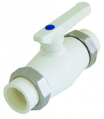 Кран с американкой двухсторонний 32 мм Millennium фото в интернет-магазине Русалия