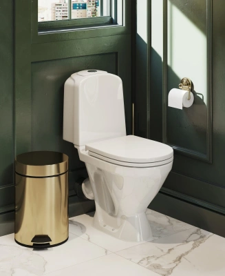 Унитаз Classic Basic с сиденьем термопласт-микролифт WC.CC/Classic/2-TM/WHT.G/S1 Sanita Luxe фото в интернет-магазине Русалия