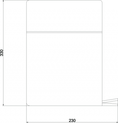 Ведро для мусора S-0704 12 литров Savol фото в интернет-магазине Русалия