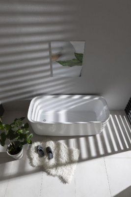 Акриловая ванна Allen Brau Infinity 3 170x78 2.21003.20 белый глянец фото в интернет-магазине Русалия