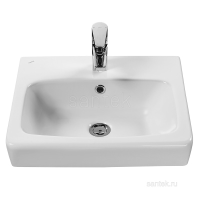 Раковина Santek Нео 40 отверстие под смеситель 1WH302183 фото в интернет-магазине Русалия