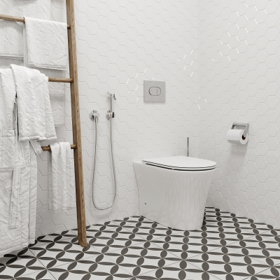 Унитаз ADIGE F приставной безободковый Ceruttispa CT8907 (500x365x405) фото в интернет-магазине Русалия