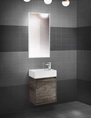 Зеркало в алюминиевой раме SPC-AL-500-900, 500x20x900 BelBagno фото в интернет-магазине Русалия