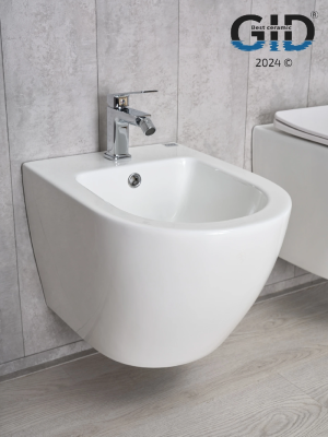 Биде подвесное Gid BDP-96 21101 белый 49.5x36.5x33 фото в интернет-магазине Русалия