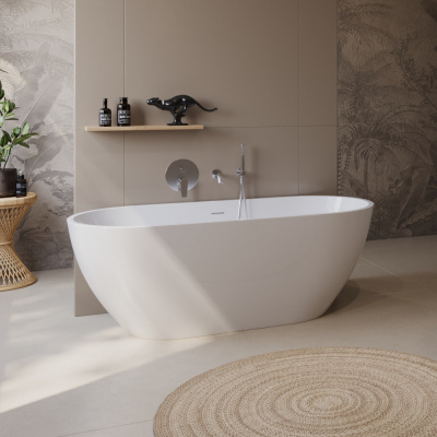 Акриловая ванна BELBAGNO UNO BB701-1500-730-K фото в интернет-магазине Русалия