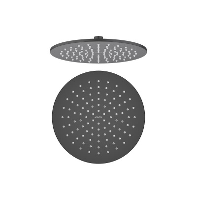 Круглый верхний душ  250*7 мм AQUATEK, матовый черный AQ2077MB фото в интернет-магазине Русалия