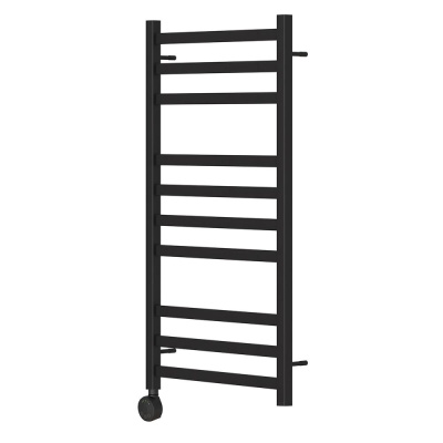 Полотенцесушитель электрический Point Меркурий PN83150BE П10 500x1000, левый/правый, черный фото в интернет-магазине Русалия