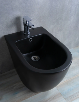 Биде напольное Gid BDN-36BM 21107 черный матовый 56x36.5x42 фото в интернет-магазине Русалия