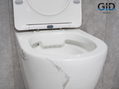 Унитаз подвесной Gid Ws2198 (СС) 62228Y под камень глянцевый 49x36x35.5 фото в интернет-магазине Русалия