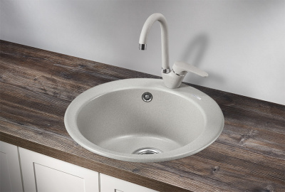 Кухонная мойка GRANULA (4801, БАЗАЛЬТ) фото в интернет-магазине Русалия