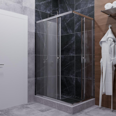 Душевой уголок "Вента-Хром" 120х90, прямоуг (1 место) Щ0000074409 Triton фото в интернет-магазине Русалия