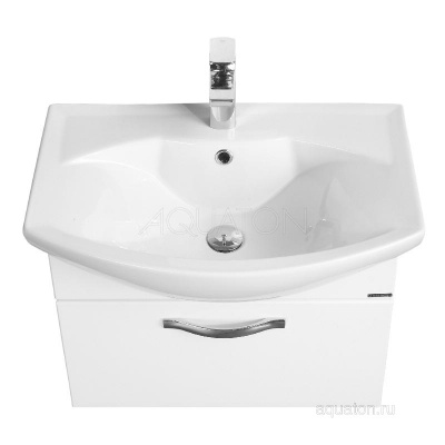 Тумба под раковину AQUATON Ария 65 белый 1A134001AA010 фото в интернет-магазине Русалия