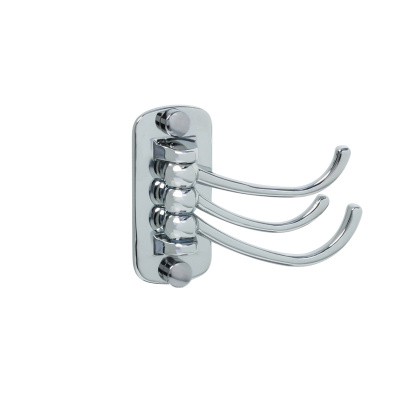 Тройной крючок для ванной FIXSEN EQUIPMENT FX-505C, хром фото в интернет-магазине Русалия