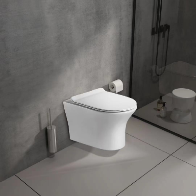 Унитаз BERNINA Aria подвесной безободковый Ceruttispa CT7191 (480х340х350) фото в интернет-магазине Русалия