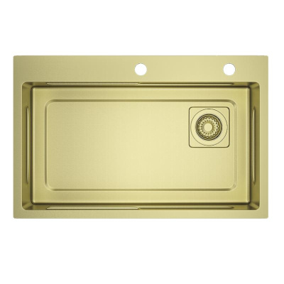 Кухонная мойка Raglo R702.7246.03, золотой сатин фото в интернет-магазине Русалия