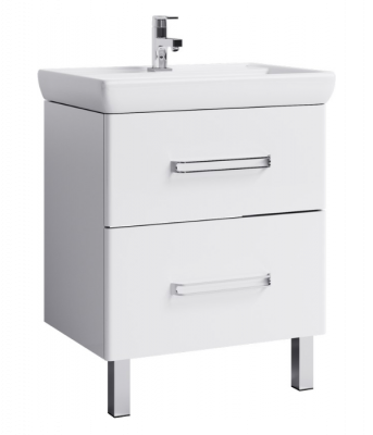 Напольная тумба 80 Neo белый NEO0108 + умывальник Дрея Q80 192185 Aqwella фото в интернет-магазине Русалия