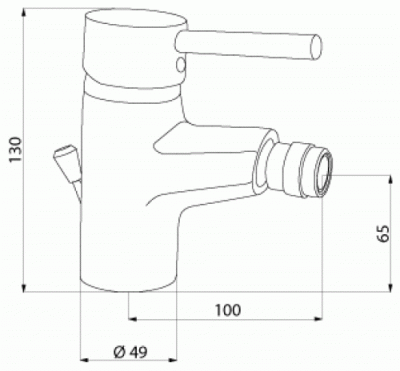 Смеситель для биде Largenta VR.LGT-1820.CR Veragio фото в интернет-магазине Русалия