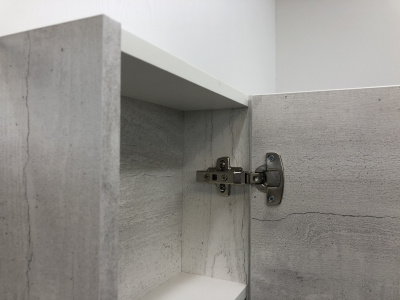 COMFORTY. Зеркало-шкаф "Верона-90" дуб белый фото в интернет-магазине Русалия