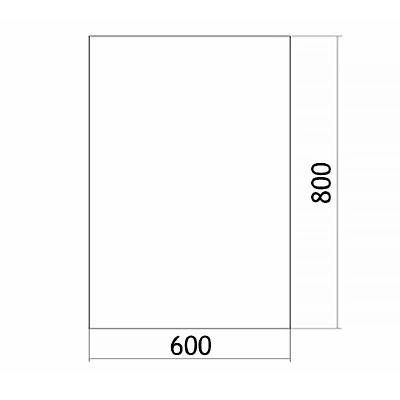 Зеркало LORANTO Прямоугольник 600х800, горизонтальное/вертикальное крепление (ФР-00000702) фото в интернет-магазине Русалия