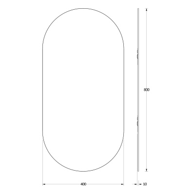 Зеркало настенное Primary EVOFORM 40х80 см, BY 0121 фото в интернет-магазине Русалия