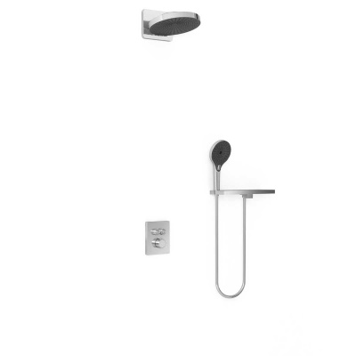 Душевой комплект Inspire VSFW-3I21MT1RCH встраиваемый, термостатический, двухрежимный, хром Vincea фото в интернет-магазине Русалия
