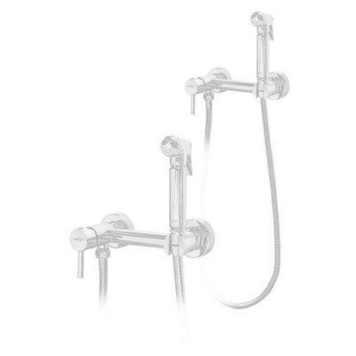 Гигиенический душ со смесителем Hansberge H0099WW, белый фото в интернет-магазине Русалия