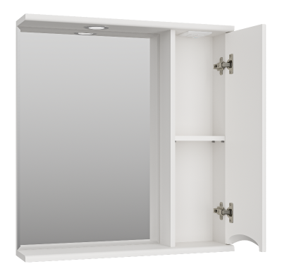 Зеркальный шкаф Атлантик 70 правый П-Атл-4070-010П Misty фото в интернет-магазине Русалия