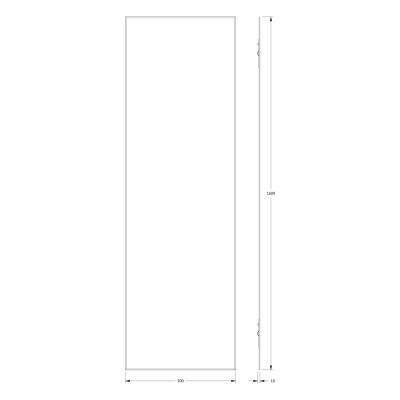 Зеркало настенное с фацетом Standard EVOFORM 50x160 см, BY 0255 фото в интернет-магазине Русалия