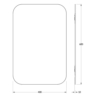 Зеркало настенное Primary EVOFORM 40х60 см, BY 0125 фото в интернет-магазине Русалия