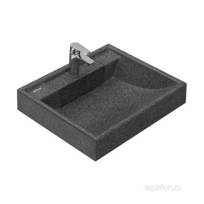 Раковина AQUATON Рейн 60 графит 1A72103KRW210 фото в интернет-магазине Русалия