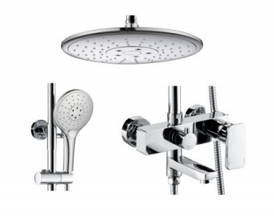 Душевая система со смесителем на ванну Riffle F6336370CP-A-RUS Bravat фото в интернет-магазине Русалия