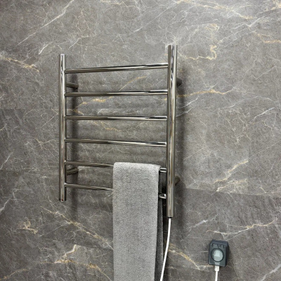 Полотенцесушитель электрический Fixsen CLASSIC 600х500 FX-7100, хром FX-7100 фото в интернет-магазине Русалия