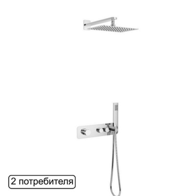 Система для душа скрытого монтажа EXCELLENT Krotos AREX.SET.8035CR (хром) фото в интернет-магазине Русалия