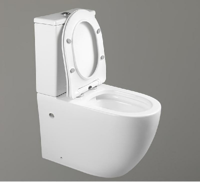 Унитаз ORLTER напольный безободковый белый Ceruttispa CT9867 (605х370х800) фото в интернет-магазине Русалия