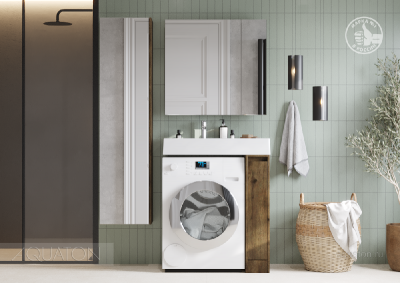 Тумба под раковину AQUATON Лондри 20 Дуб Рустикальный без фасада 1A267101LHDR0 фото в интернет-магазине Русалия