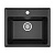 Кухонная мойка Maretti Kitchen KT490-BL, черный фото в интернет-магазине Русалия