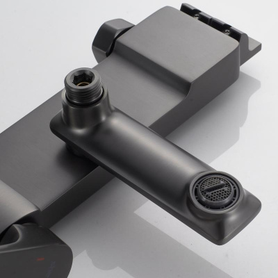 Душевая система Shevanik S4226T, оружейная сталь фото в интернет-магазине Русалия