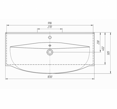 Тумба Элвис 105 с раковиной Kirovit Элвис 105 Misty фото в интернет-магазине Русалия