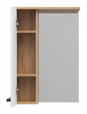 Зеркальный шкаф Крафт 50 левый П-Кра-02050-011Л Misty фото в интернет-магазине Русалия