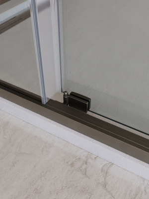 Душевая дверь CEZARES LUX-B-FS-11-110-C-GM фото в интернет-магазине Русалия