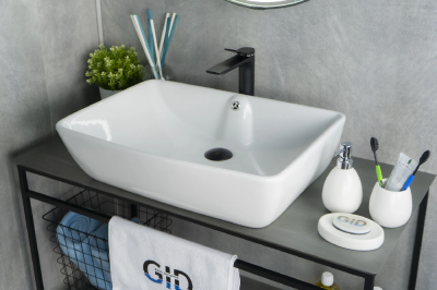 Раковина накладная Gid N9121 фото в интернет-магазине Русалия