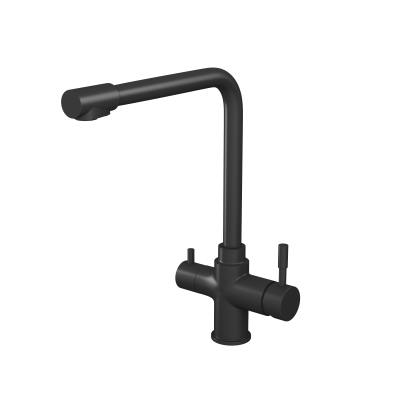 Смеситель для кухонной мойки с фильтром RUSH (MS9035-33Black) фото в интернет-магазине Русалия