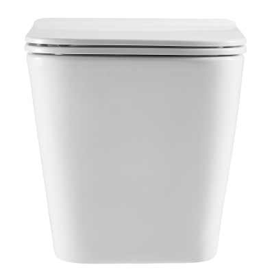 Унитаз подвесной безободковый 0052 Teramo с сиденьем микролифт Azario фото в интернет-магазине Русалия